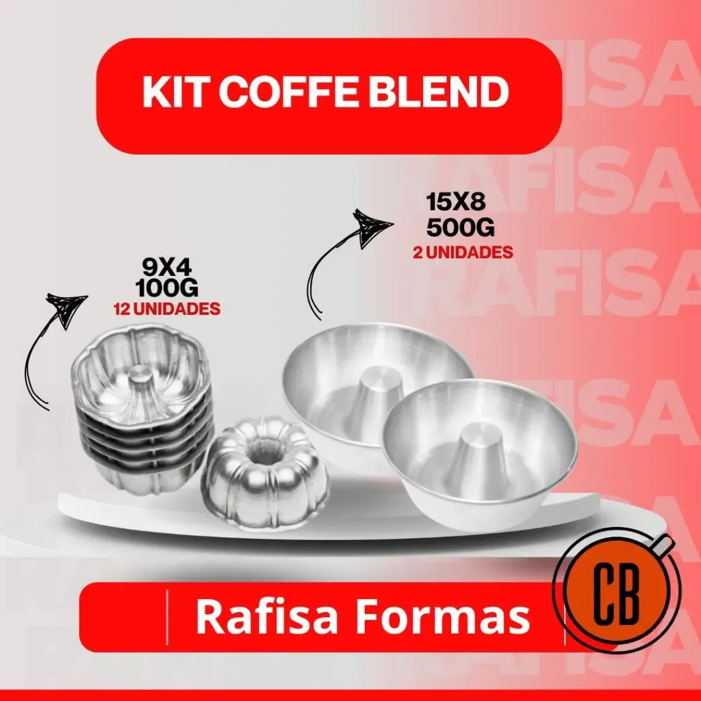 KIT COFFEE BLEND COM 14 PEÇAS (2 MODELOS)